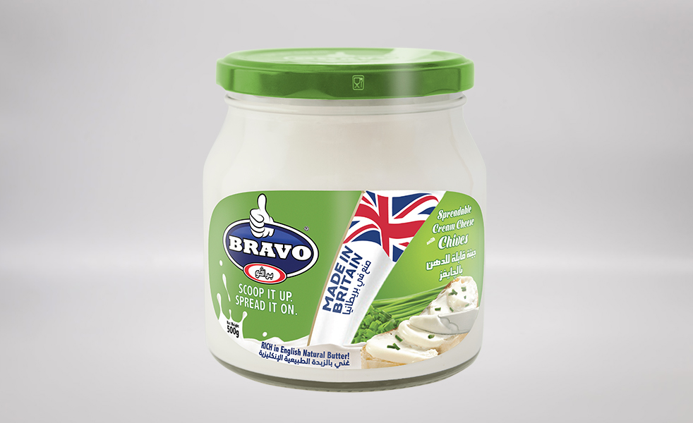 Spreadable Cream Cheese with Chives 250g